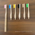 FDA&Ce OEM Natural Bamboo Toothbrush with Charcoal Fibre Bristles